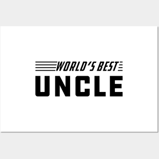 Uncle - World's best uncle Posters and Art